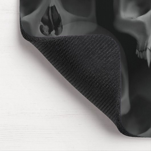 Spooky gothic schedel muismat (Hoek)