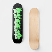 Spooky Graffiti aangepast skateboard (Voorkant)
