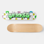 Spooky Graffiti aangepast skateboard (Horizontaal)