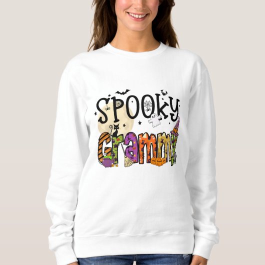 Spooky Grammy Halloween sweatshirt (Voorkant)