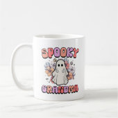 Spooky Grandma,Funny Halloween Ghost Koffiemok (Links)