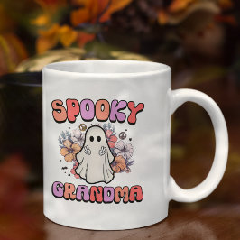 Spooky Grandma,Funny Halloween Ghost Koffiemok
