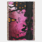 Spooky, grappig halloween ontwerp deken (Voorkant Verticaal)