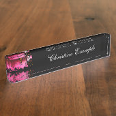 Spooky, grappig halloween ontwerp naambordje (Zijkant)