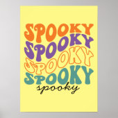 Spooky - Grappige Halloween Poster (Voorkant)