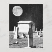 Spooky Graveyard Briefkaart (Voorkant)