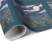 Spooky Graveyard Cadeaupapier (Rol Hoek)