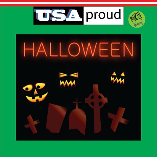 Spooky Graveyard Cemetary Halloween Creepy Eyes Wandkleed