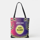 Spooky Graveyard Halloween Tote Bag (Achterkant)