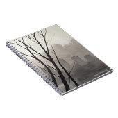 Spooky Graveyard-laptop Notitieboek (Rechterzijde)