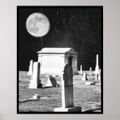 Spooky Graveyard Poster (Voorkant)