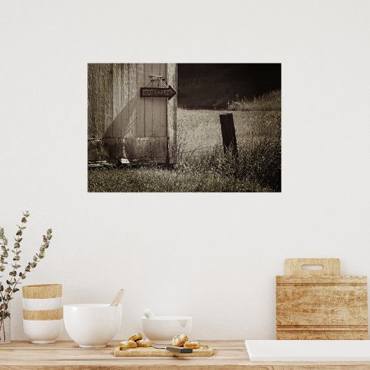 Spooky Graveyard Poster (Keuken)