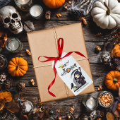 Spooky Grim Reaper Graveyard Crow Gothic Halloween Cadeaulabel
