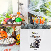 Spooky Grim Reaper Graveyard Crow Gothic Halloween Groot Cadeauzakje