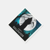 Spooky Grim Reaper Graveyard Halloween Party Servet (Hoek)