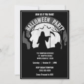 Spooky Grim Reaper Halloween Party Kaart (Voorkant)