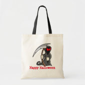 Spooky Grim Reaper Halloween Trick or treat Bag Tote Bag (Voorkant)