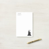 Spooky Grocery List Post-it® Notes (Op bureau)