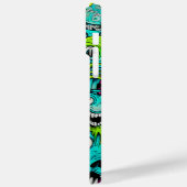 Spooky groen monster patroon Case-Mate iPhone case (Achterkant / Links)