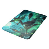 Spooky groene aura Halloween heks Badmat (Gekanteld)