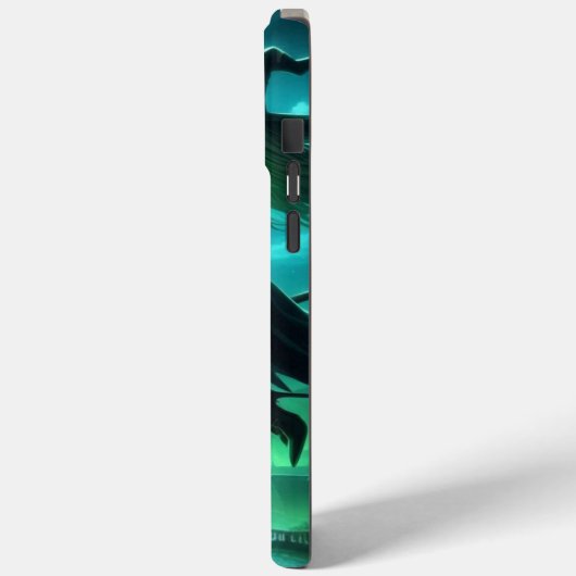 Spooky groene aura Halloween heks Case-Mate iPhone Case (Achterkant / Links)