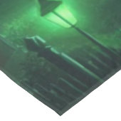 Spooky groene aura Halloween heks Tafelkleed (Gekanteld)