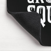 Spooky Groom Squad Gotische Trouwfeest Halloween O Muismat (Hoek)