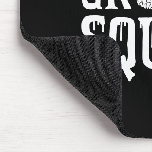 Spooky Groom Squad Gotische Trouwfeest Halloween v Muismat (Hoek)