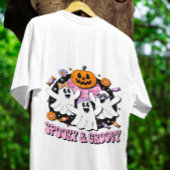 Spooky Groovy Disco Retro Ghosts T-shirt