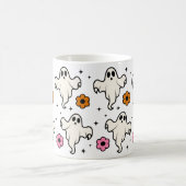 Spooky Groovy Geesten & Bloemen Halloween Koffiemok (Center)