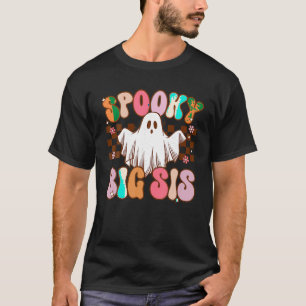 Spooky Grote Zus Halloween Zuster Ghost Kostuum Re T-shirt