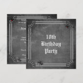 Spooky Halloween 18th Birthday Kaart (Voorkant / Achterkant)