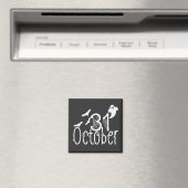 Spooky Halloween 31 oktober Magneet (Insitu (Vaatwasser))