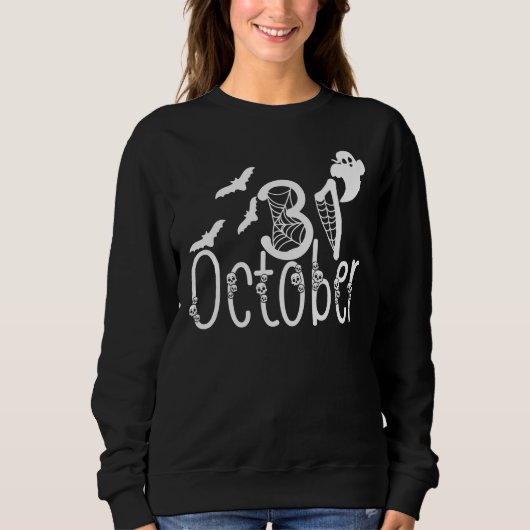 Spooky Halloween 31 oktober Trui (Voorkant)