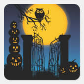 Spooky Halloween 4 Sticker (Voorkant)