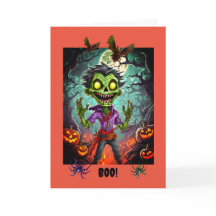 Spooky Halloween, 5 "x 7" Gevouwen Wenskaart