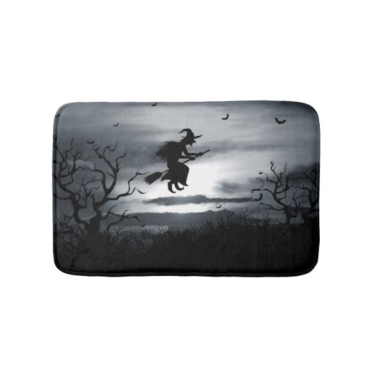 Spooky Halloween achtergrond  ontwerp Badmat (Voorkant)