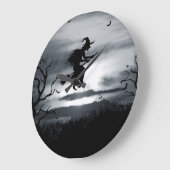 Spooky Halloween achtergrond ontwerp Grote Klok (Hoek)