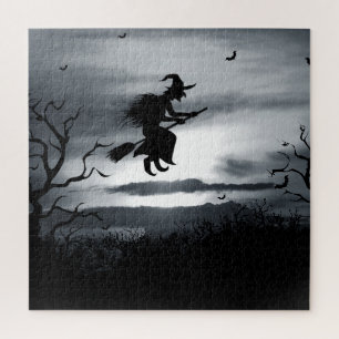 Spooky Halloween achtergrond  ontwerp Legpuzzel