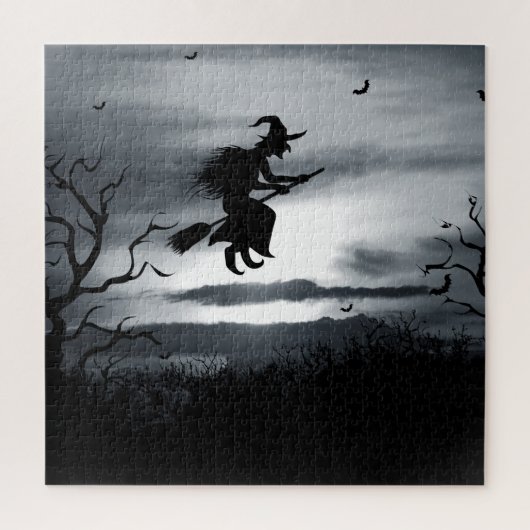 Spooky Halloween achtergrond ontwerp Legpuzzel (Verticaal)