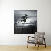 Spooky Halloween achtergrond ontwerp Wandkleed (In situ)