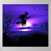 Spooky Halloween achtergrondontwerp. Poster (Voorkant)