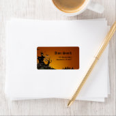 Spooky Halloween Adresetiketten Etiket (Insitu)