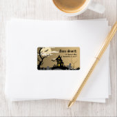 Spooky Halloween Adresetiketten Etiket (Insitu)