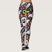 Spooky Halloween Alles Schattige Leggings (Achterkant)