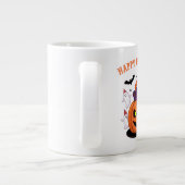 Spooky Halloween B-day Pumpkin Cake & Ghosts Grote Koffiekop (Achterkant)