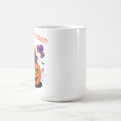 Spooky Halloween B-day Pumpkin Cake & Ghosts Magische Mok (Midden)