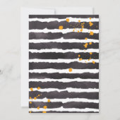 Spooky Halloween Baby shower Invitation Kaart (Achterkant)