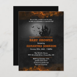 Spooky Halloween Baby shower Invitation Uitnodiging Briefkaart