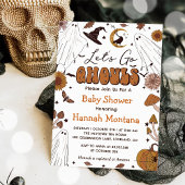 Spooky Halloween  Baby shower Party Kaart